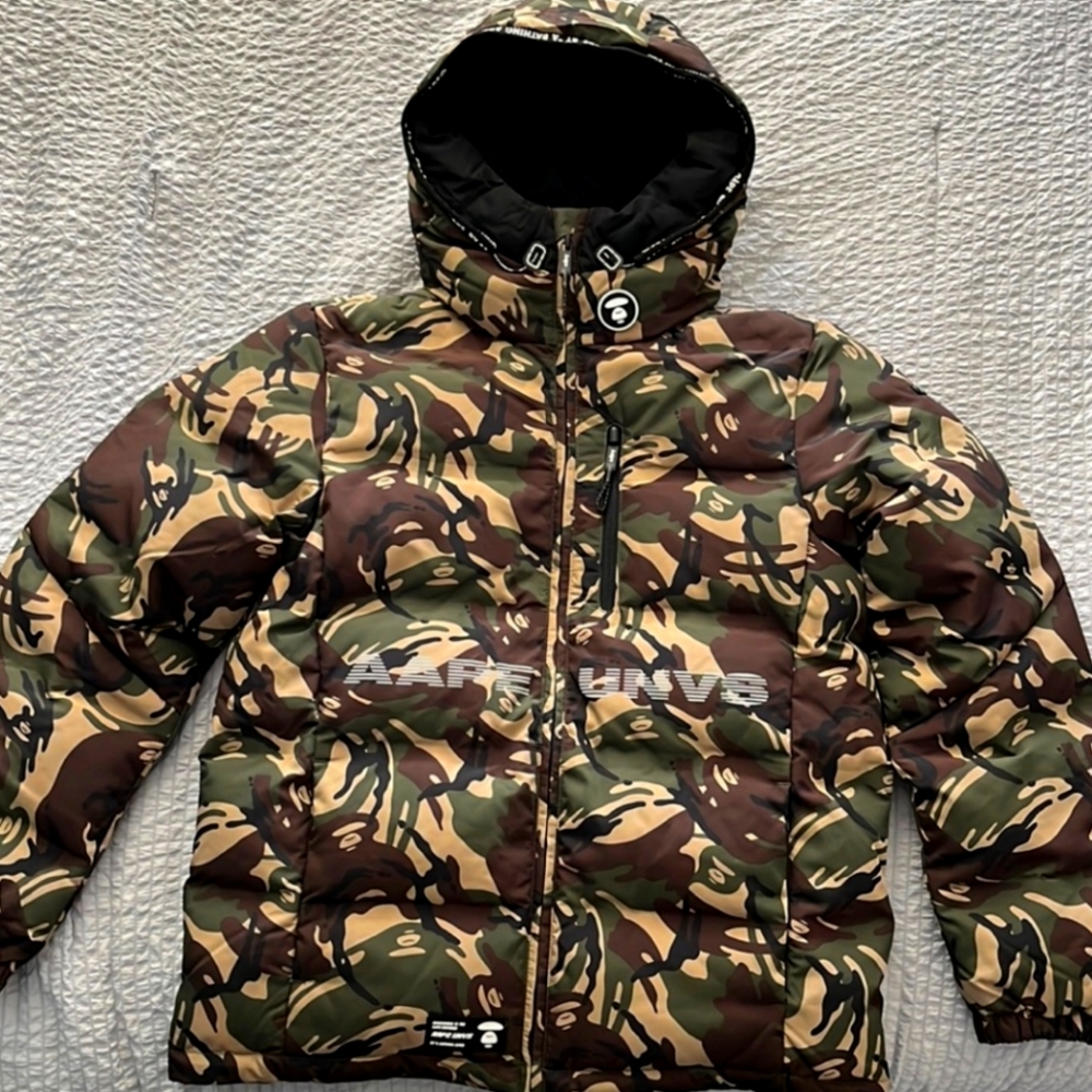 Bape down jacket